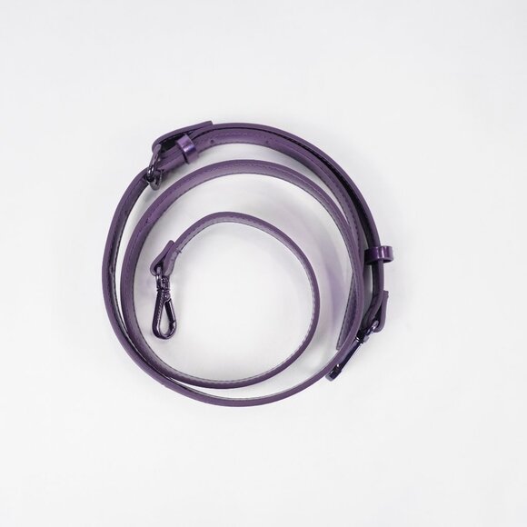 Diesel 1DR Top Handle Shoulder Bag In Purple Mirrored Leather - NWT & Dust Bag - Picture 3 of 12